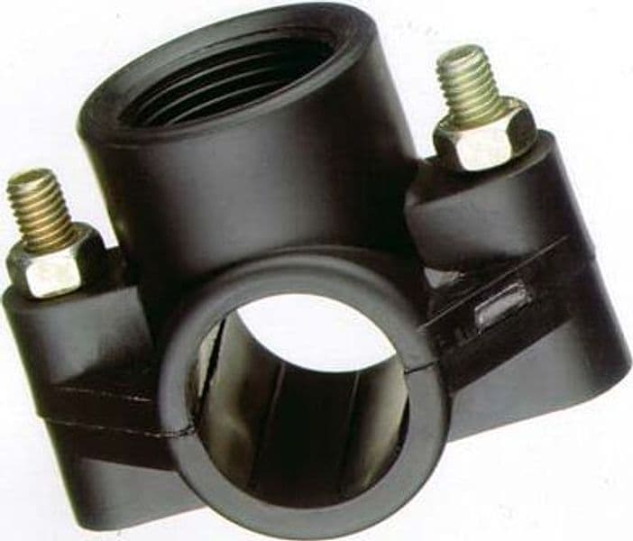 Presa a Staffa PN16 Bulloni 2 32 mm x 3/4 F 10 Pezzi - 2