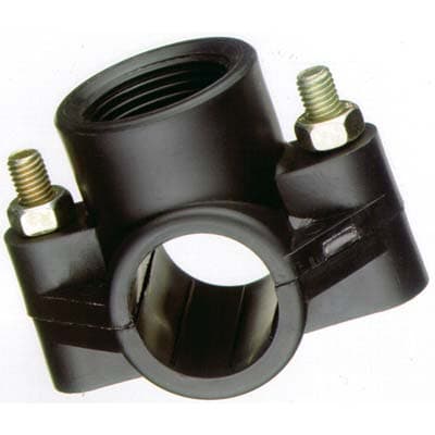 Presa a Staffa PN16 Bulloni 2 32 mm x ¾ F 10 Pezzi - 2