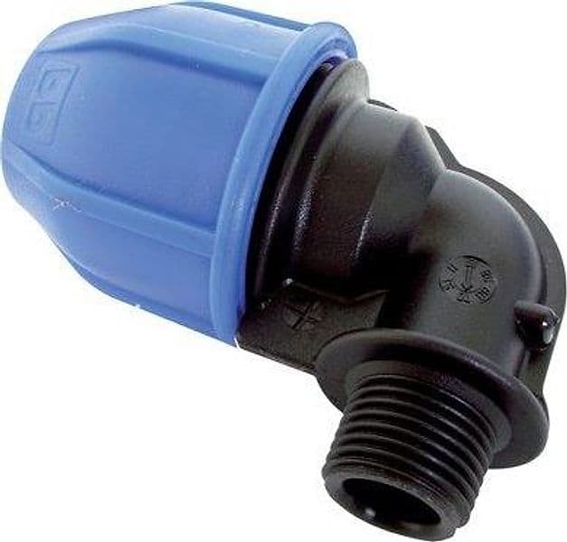 Gomito a Compressione Filetto Maschio PN16 20 mm x 3/4 M 10 Pezzi – Autres