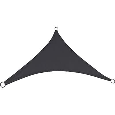 Vela Ombreggiante Luxury Triangolare Stars Poliestere Grigio 180 g m² Mt - 2