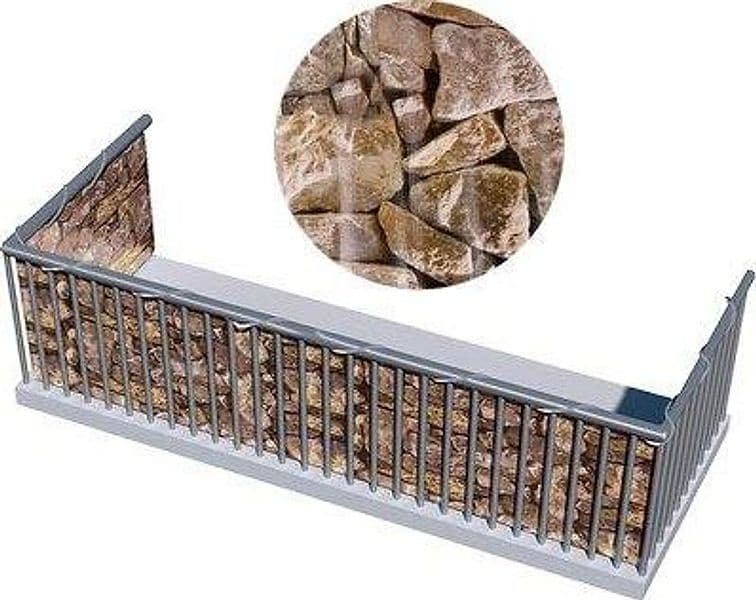 Telo Balcone Frangivista Stampato Stars PVC Pietra 450 g m² H.cm 90 L.6 m