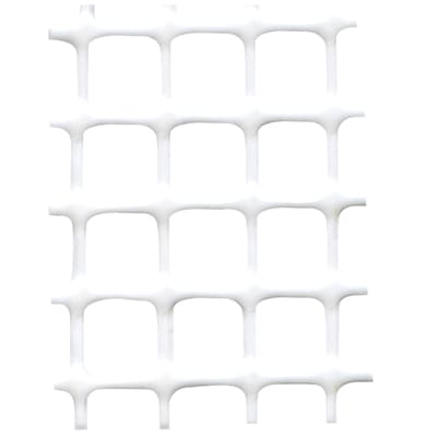 Rete Plastica Balcone Quadra Tenax Hdpe Bianco Mm 10X10 H.cm 100 ml 50 - 2