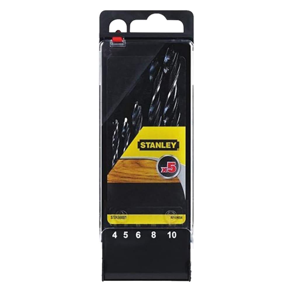 Punta Elicoidale per Stanley Legno in Set (da 4 mm a 10) 5 Pezzi - 2