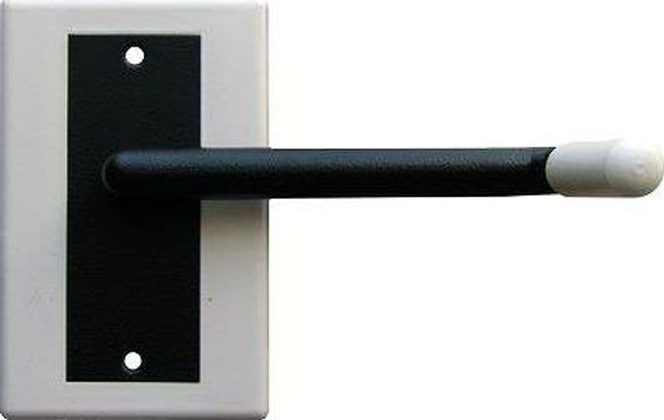 Argano per Avvolgibili Kit Placca con Manovella PVC Bianca - 2