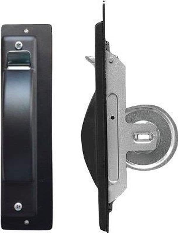 Avvolgitore a Semincasso Syntesi Zincato Placca Nera 5,5 m I.mm 210 Dx Sx - 2