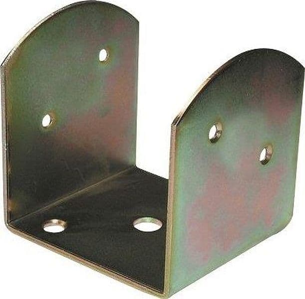 Supporto Gazebo a U 838 Zincato 45 x 44 mm 2 mm H 40 mm 6 Pezzi – Minutex