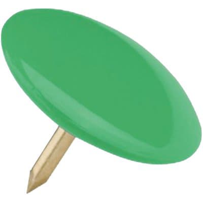Puntina Disegno Ottonata Testa Plastica Verde 70 Pezzi - 2