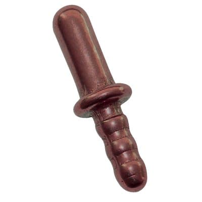 Incontro Fermaporta a Pinza a Piombare Ottone Bronzato 14 x 45 mm 10 Pezzi - 2