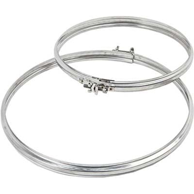 Fascetta Bloccaggio Tubo Acciaio Inox AISI 304 25 cm 10 Pezzi - 2