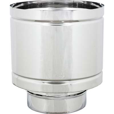 Terminale Scarico a Botte Maschio Acciaio Inox 304 cm 10 H.cm 20 - 2