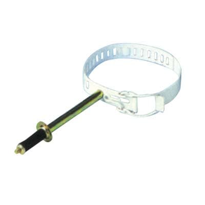 Collare Reggitubo Classic Bianco 15 con Tassello 10 cm 10 Pezzi - 2