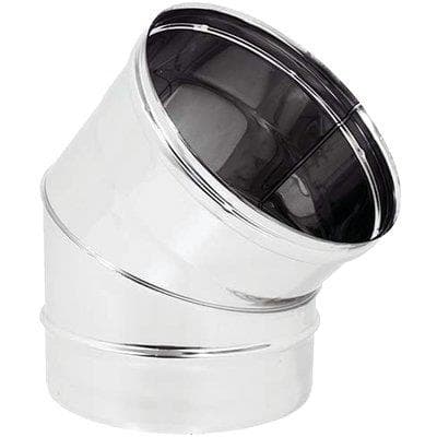 Gomito Inox AISI 304 45 ° Cm 25 - 2
