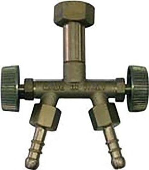 Crociera GPL 3 Vie con Dado Bombola con Rubinetti Ottone Mm 10 - 2