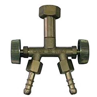 Crociera GPL 3 Vie con Dado Bombola con Rubinetti Ottone Mm 10 - 2