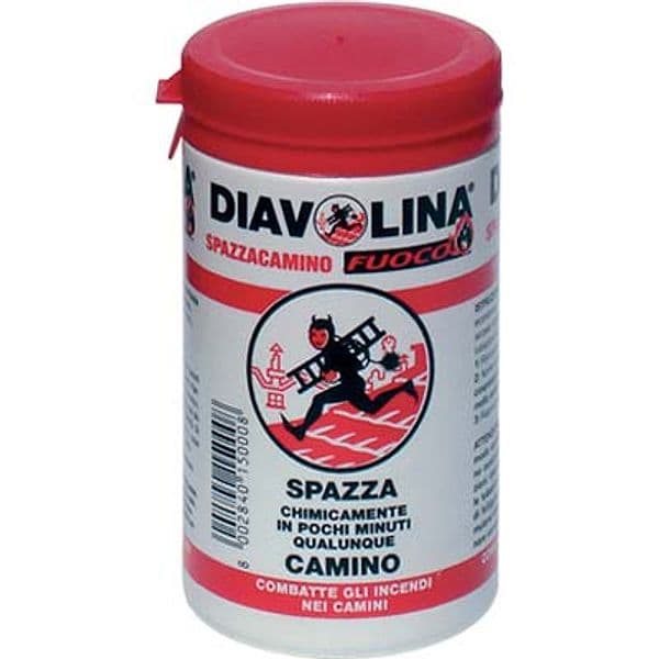 Antifuliggine Spazzacamino Polvere Diavolina Fuoco 270 g 12 Pezzi