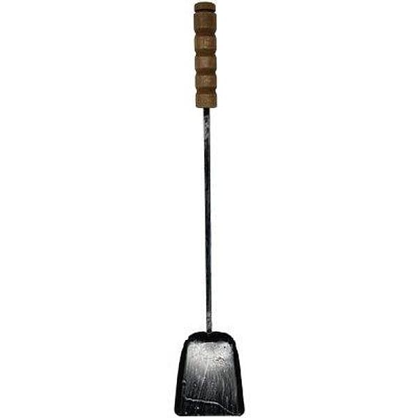 Paletta per Camino Lux Ferro Battuto Legno 60 cm 2 Pezzi - 2