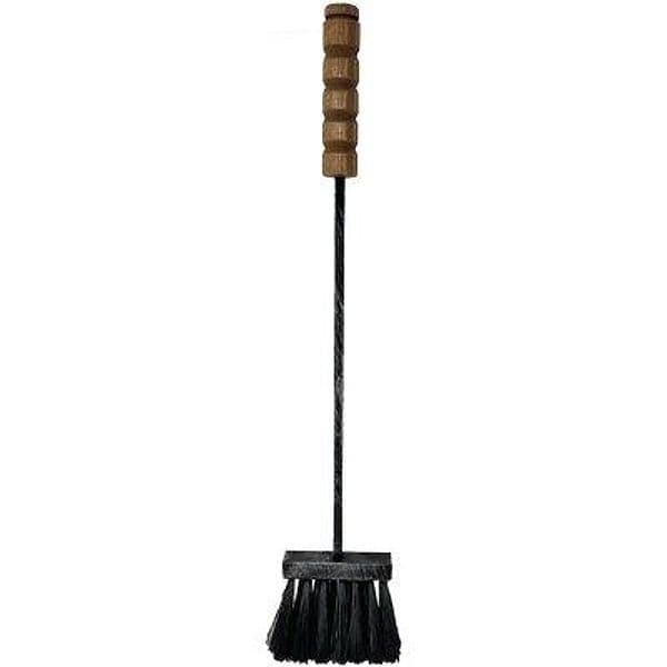 Scopetta per Camino Lux Ferro Battuto Legno Nylon 60 cm 2 Pezzi – Autres