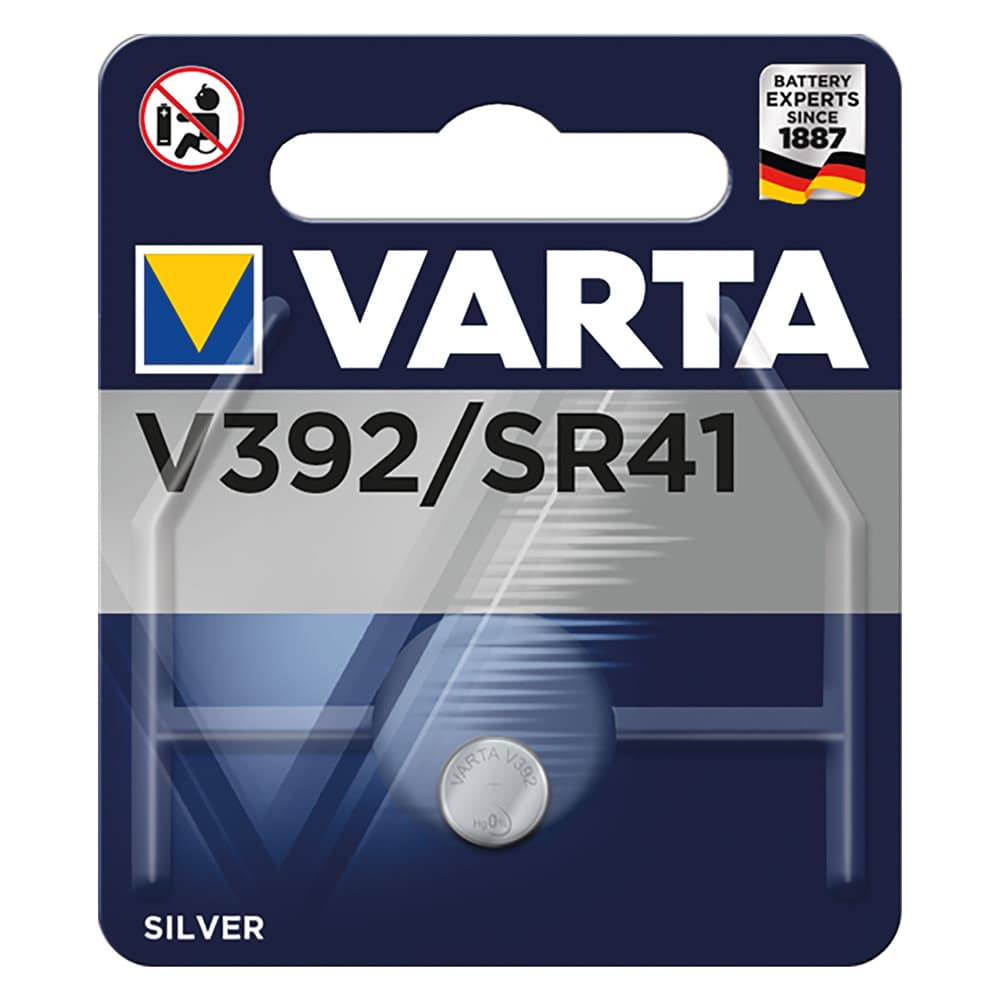 Pila a Bottone PZ 1 Varta 392 1,55 v 10 Blister - 2