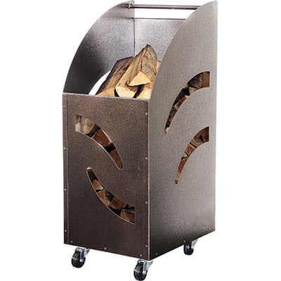 Portalegna Mobil Acciaio Vern Cm 32X42 H.cm 80 - 2