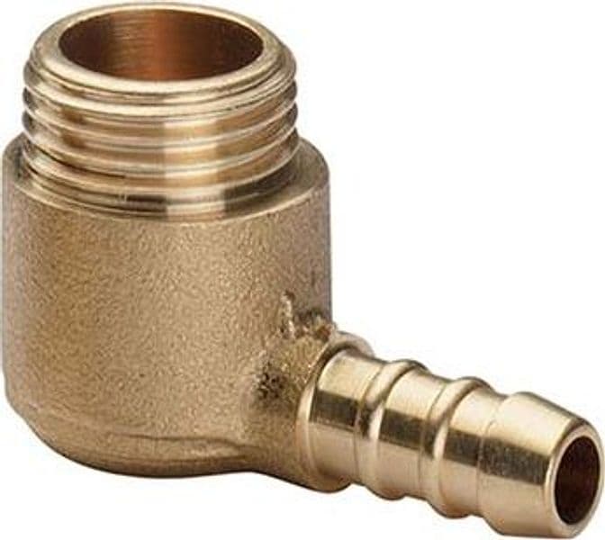 Portagomma GPL 90 ° Filetto Maschio Ottone 1 2 M 10 mm 5 Pezzi - 2