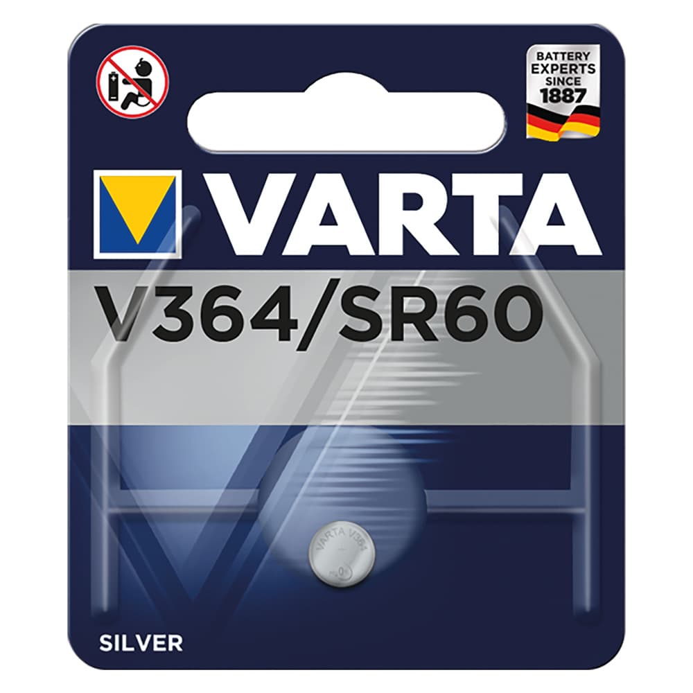 Pila a Bottone PZ 1 Varta 364 1,55 v 10 Blister - 2