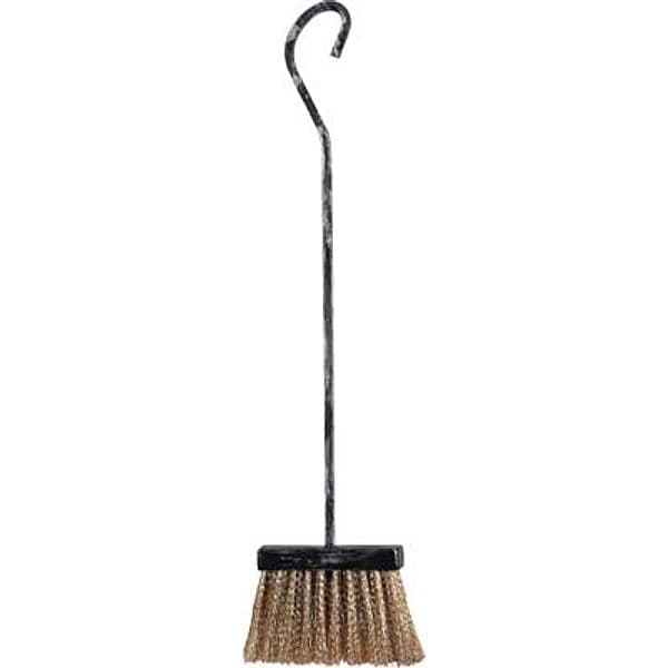 Scopetta per Camino Ferro Battuto Ottone 50 cm 5 Pezzi – Autres