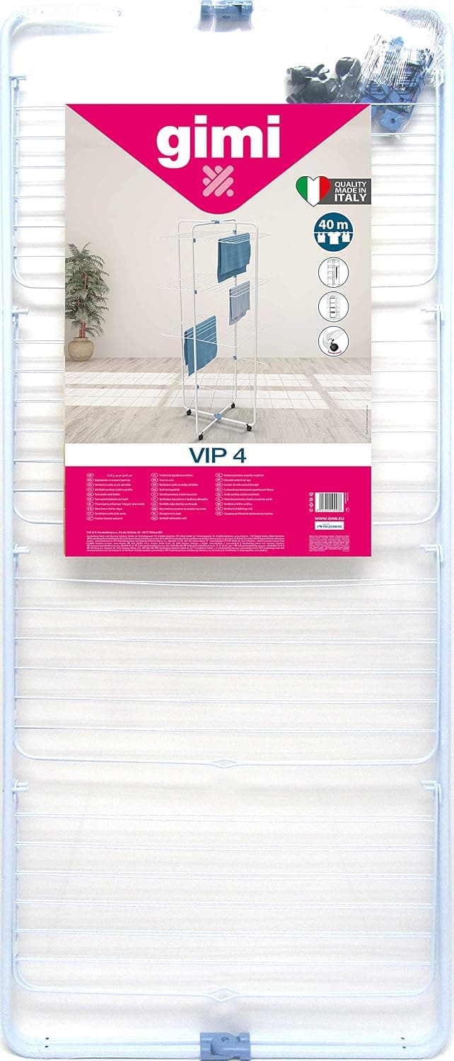 Stendibiancheria (aperto) Gimi Vip 4 71 X 71 X 168 cm