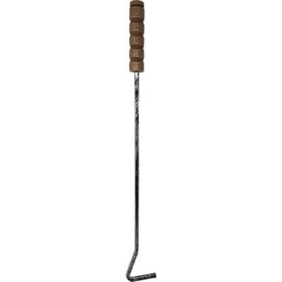 Attizzatoio per Camino Lux Ferro Battuto Legno 60 cm 2 Pezzi - 2