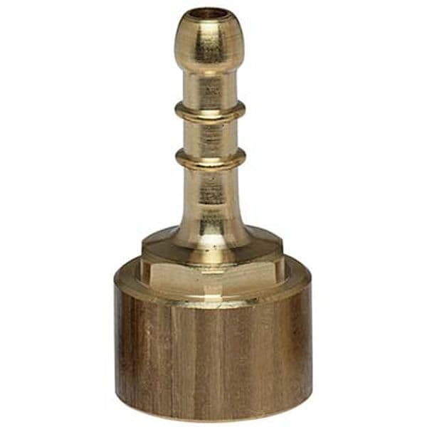 Portagomma GPL Dritto Filetto Femmina Ottone 1 2 F 10 mm 10 Pezzi - 2