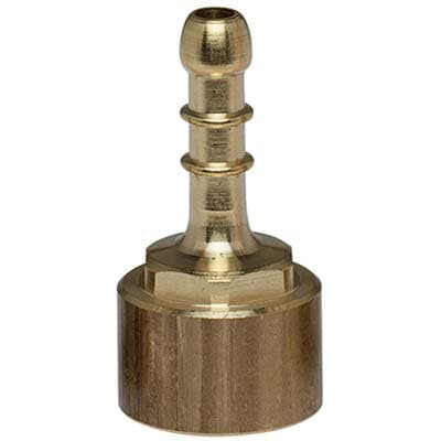 Portagomma GPL Dritto Filetto Femmina Ottone 1 2 F 10 mm 10 Pezzi - 2
