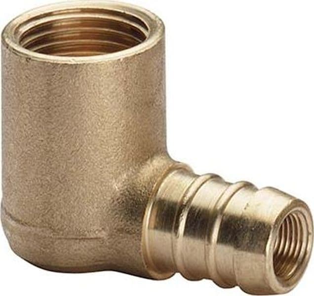 Portagomma Metano 90 ° Filetto Femmina Ottone 1 2 F 14 mm 5 Pezzi - 2