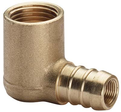Portagomma Metano 90 ° Filetto Femmina Ottone 1 2 F 14 mm 5 Pezzi - 2