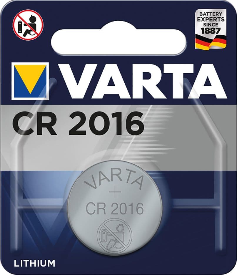 Pila a Bottone PZ 1 Varta CR2016 3 v 10 Blister - 2