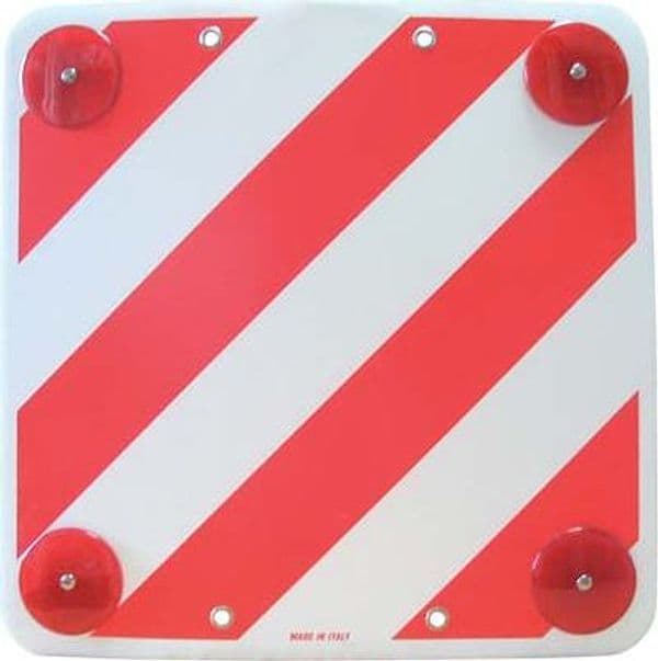 Targa Segnaletica Pp Carichi Sporgenti 50 x 50 cm 5 Pezzi - 2