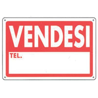 Targa Segnaletica Vendesi Pp 20 x 30 cm 10 Pezzi - 2