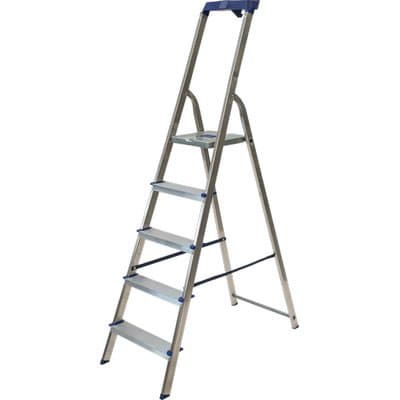Scala Libretto Gamma En 131 Facal Alluminio Acciaio Gradini 7 H.cm 149 - 2