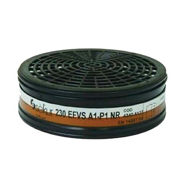 Filtro per Respiratore a Maschera Polimask 230 Sekur Ef con Vs A1 P1