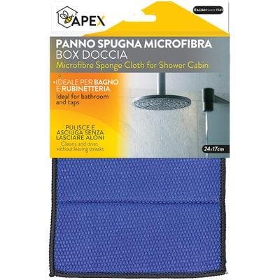 Panno Spugna Microfibra Box Doccia Apex 24 x 17 cm 12 Pezzi - 2