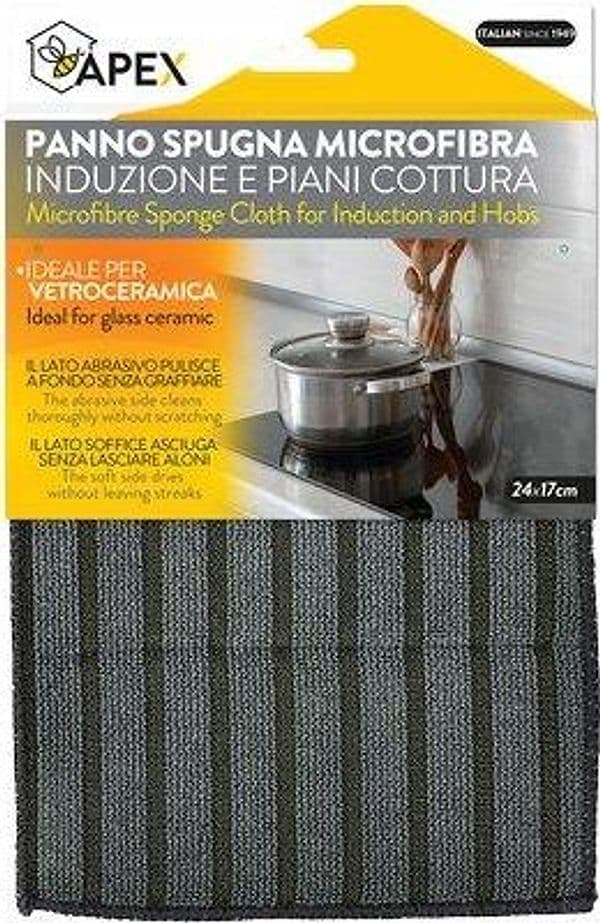Panno Spugna Microfibra Piani Cottura Apex 24 x 17 cm 12 Pezzi - 2
