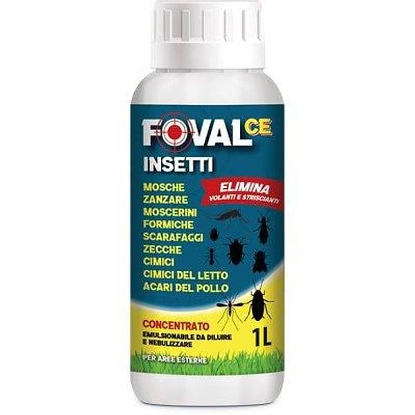 Insetticida Volanti e Striscianti Foval Ce Kollant Lt 1 – Autres