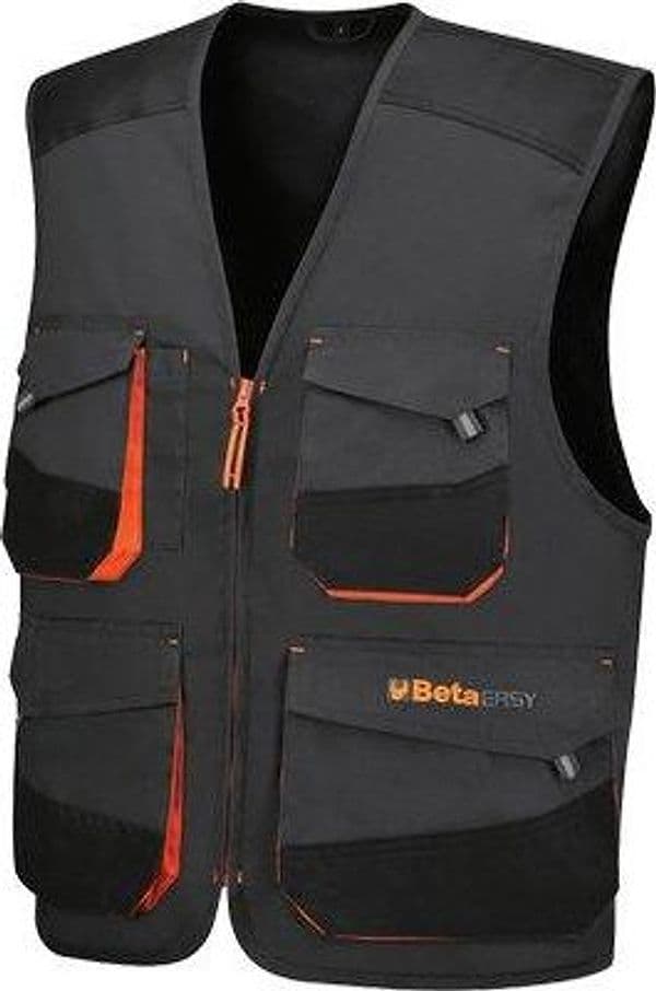 Gilet Light 7867G Beta Grigio Arancio L - 2