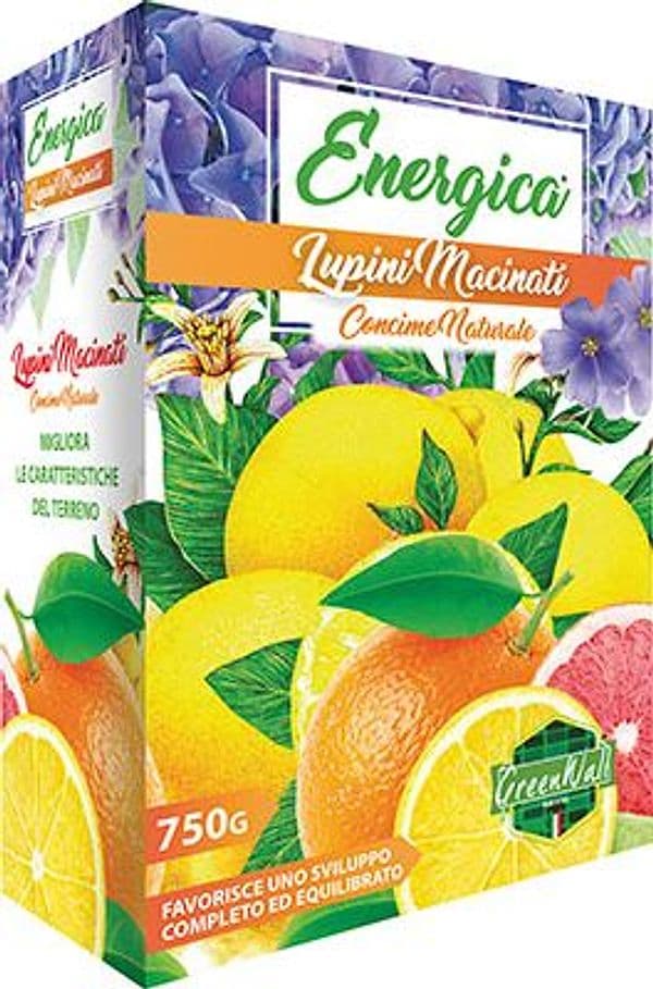 Concime Granulare Lupini Macinati Energica 750 g 6 Pezzi - 2