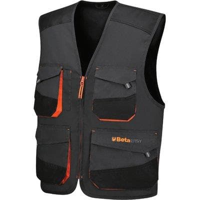 Gilet Light 7867G Beta Grigio Arancio Xxl - 2