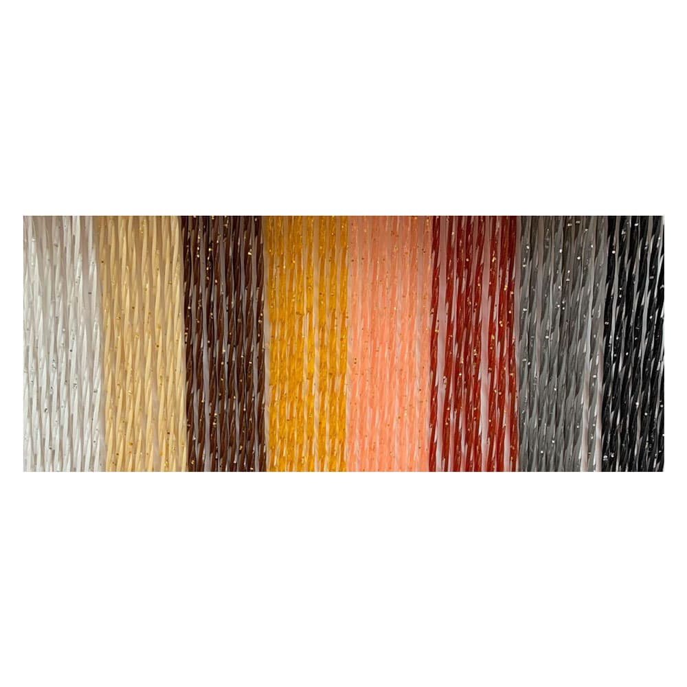 Tenda Elicoidale Acquario Beige Glitter Oro 100 x 220 cm - 2