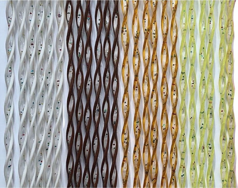 Tenda Elicoidale Marron.op. Traspar. Luna 100 X in PVC 220 cm - 2