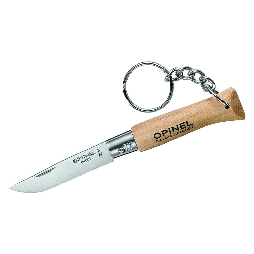 Coltello Opinel Classico N 4 Lama con Porta Chiavi 6 Pezzi 50 mm