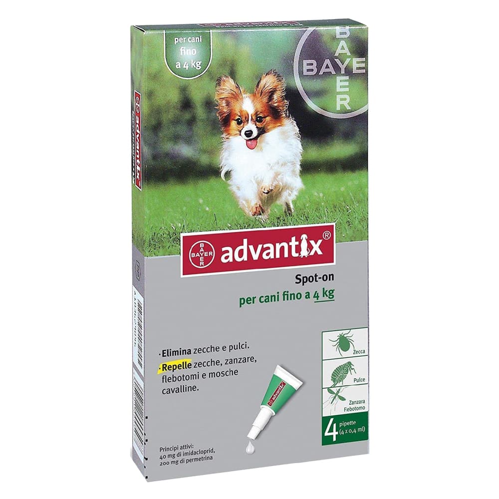 Antiparassitario 25 6 Pipette Advantix Spot On 40 kg 4 ml - 2