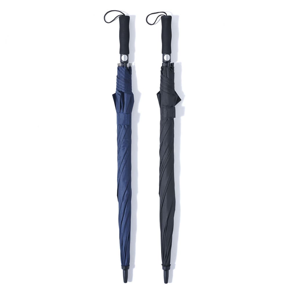 Ombrello Automatico Tinta Unita PR010 Tessuto Blu 12 Pezzi - 2