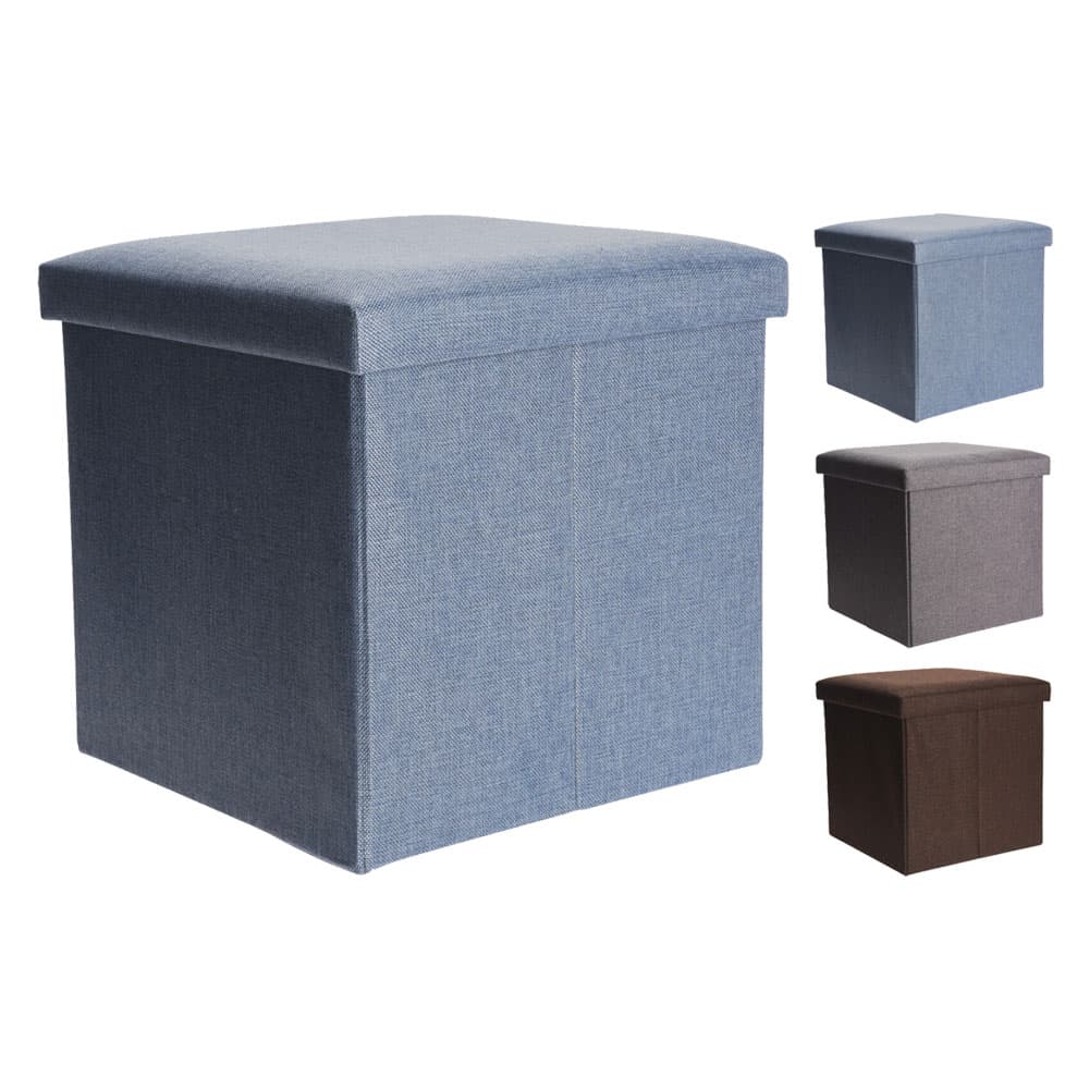 Contenitore Multiuso Pouf 38 x 38 x 38 cm - 2
