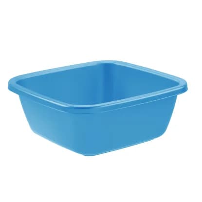 Bacinella Quadra 34 x 34 H. Tontarelli Blu 13,5 cm 9 lt - 2